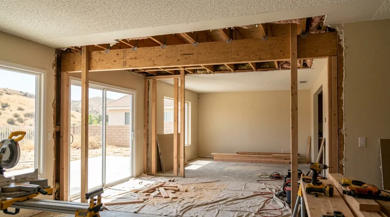 Beam Replacement & Load-Bearing Wall Removal Santa Clarita
